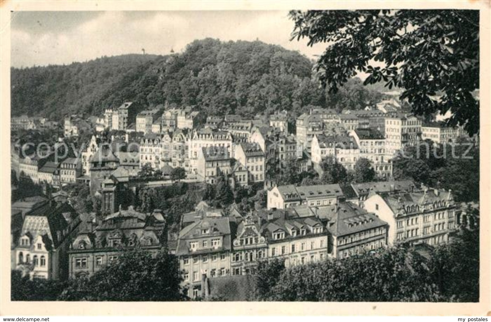 43148540 Karlsbad Eger Mit Schlossberg - Schneeberg