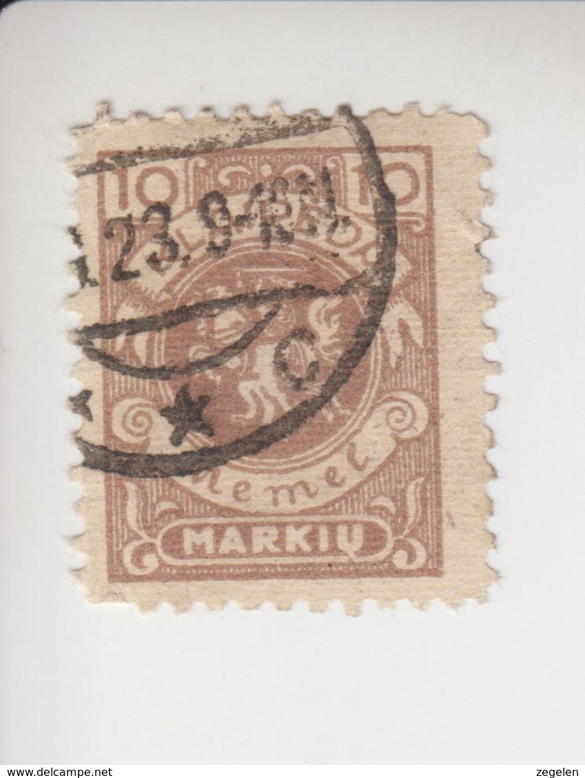 Memelgebied Cat.Michel 141 Gestempeld - Used Stamps