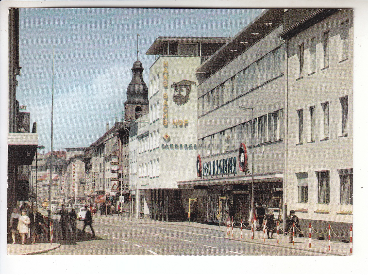 Ps- ALLEMAGNE - PIRMASENS - Pfalz - Schlossstrasse Mit Hans Sachs Hof - Pirmasens