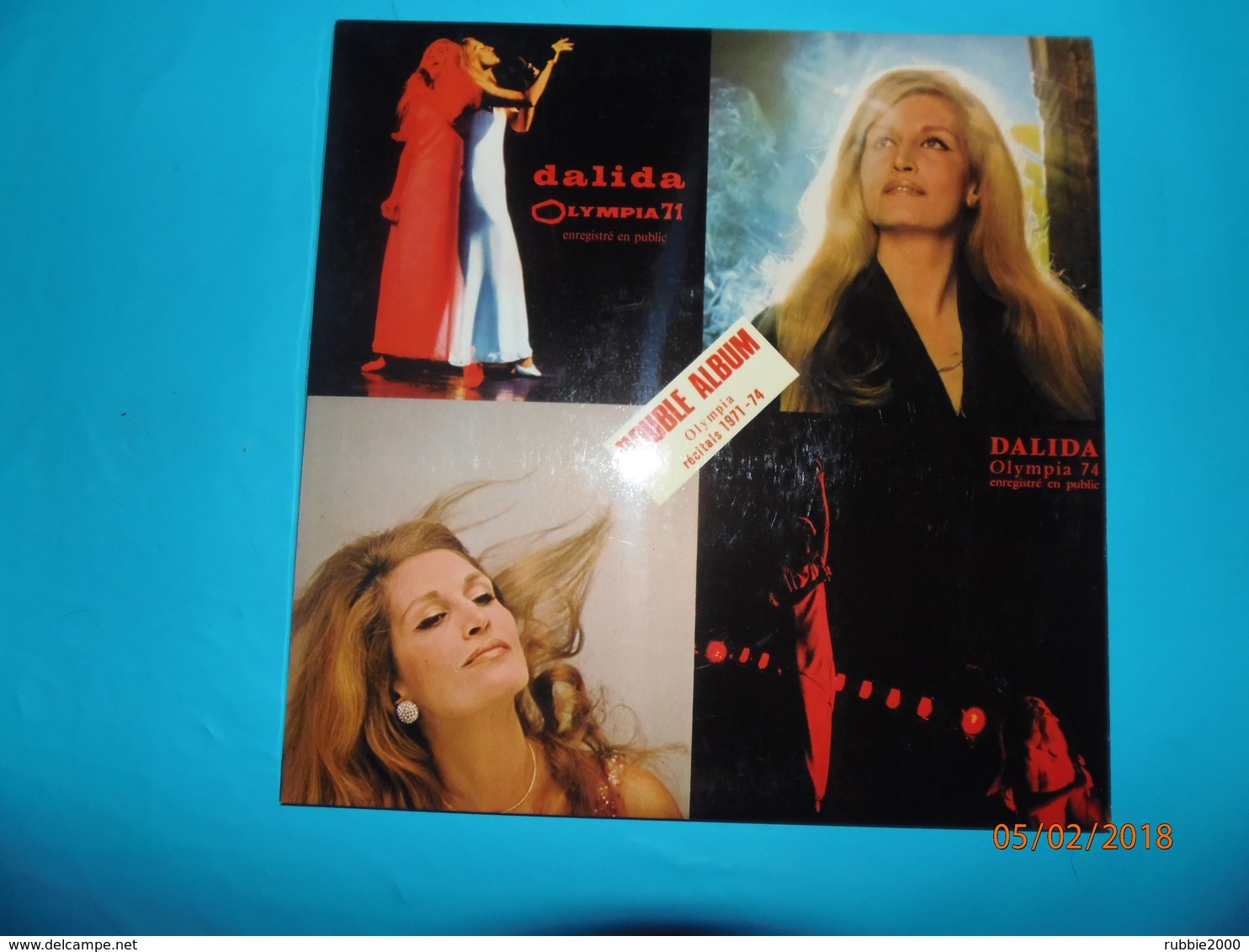 DALIDA OLYMPIA 1971 OLYMPIA 1974 ALBUM DOUBLE DISQUE 33 TOURS ENREGISTRE EN PUBLIC LE SOIR DE LA PREMIERE - Disco & Pop