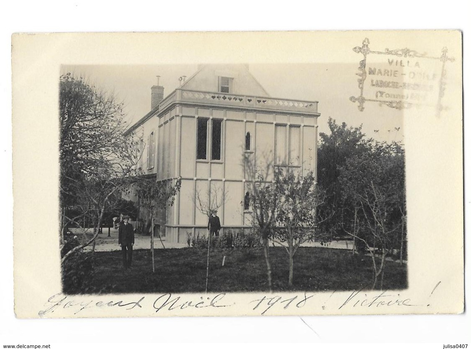 LAROCHE (89) Carte Photo Villa Marie Odile - Laroche Saint Cydroine