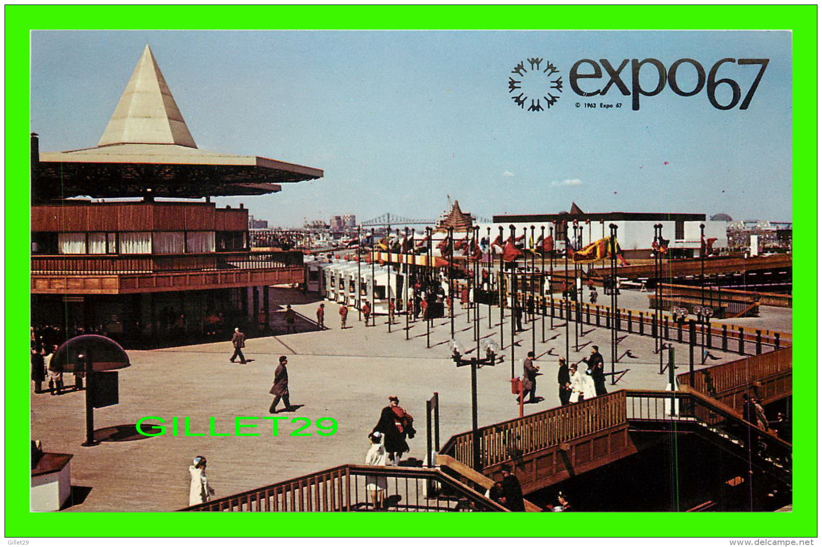 EXPOSITIONS - EXPO67, MONTRÉAL - LA PLACE D'ACCUEIL - No EX233 - LES MESSAGERIES DE PRESSE BENJAMIN LTÉE - - Expositions