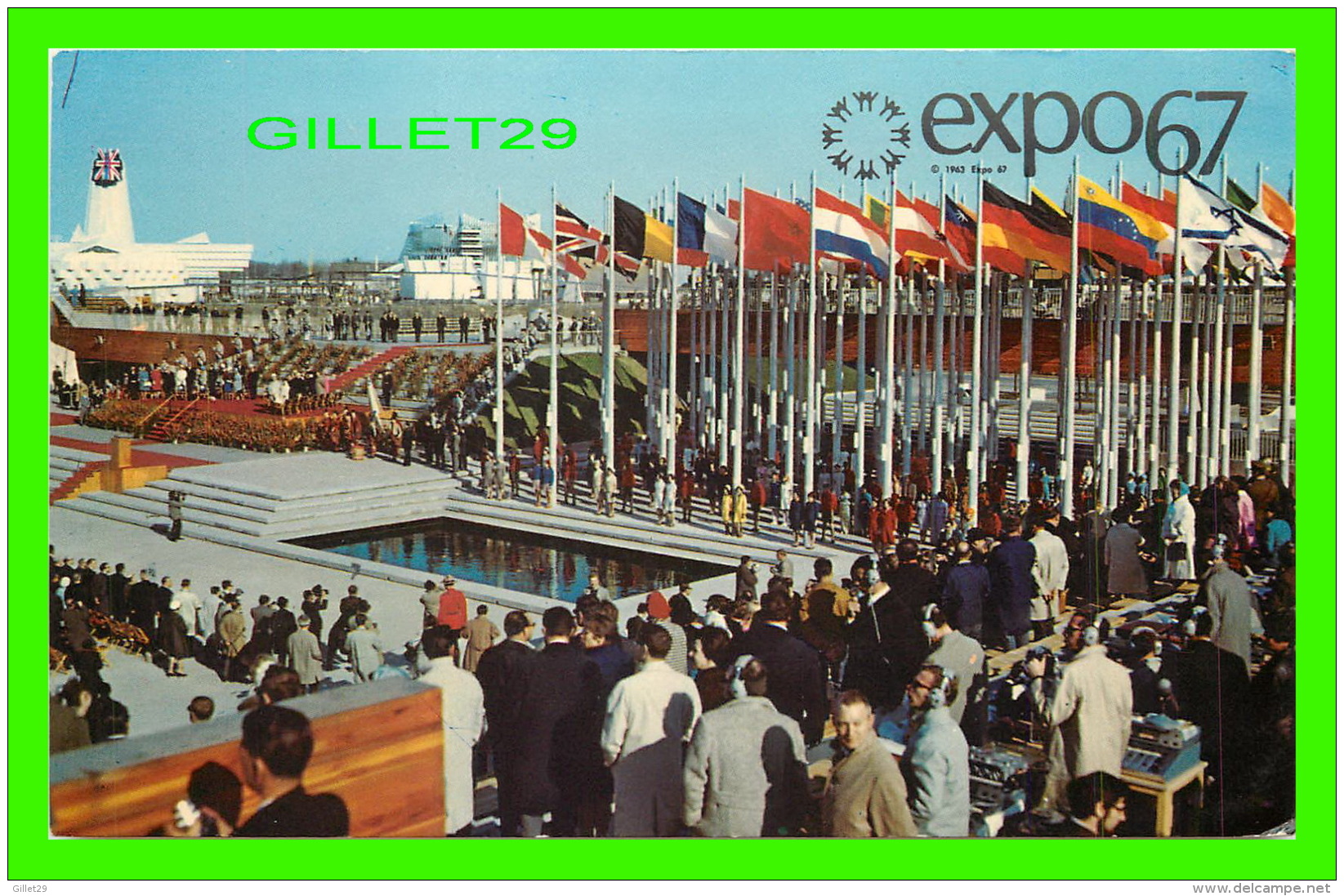 EXPOSITIONS - EXPO67, MONTRÉAL -  PLACE DES NATIONS - No EX240 - MESSAGERIES DE PRESSE BENJAMIN LTÉE - - Expositions