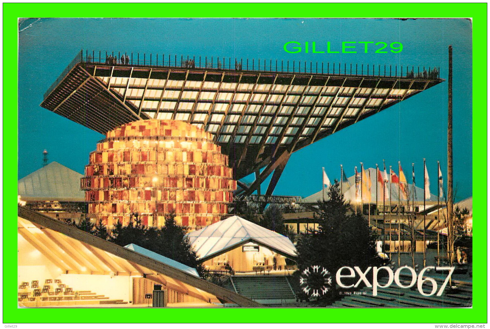 EXPOSITIONS - EXPO67, MONTRÉAL - LE PAVILLON DU CANADA - No EX202 - MESSAGERIES DE PRESSE BENJAMIN LTÉE - - Expositions