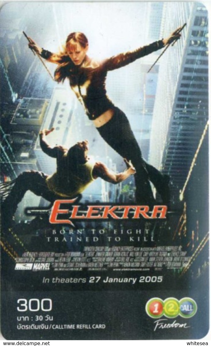 Mobilecard Thailand - 12Call - Movie,Film,cinema  - Elektra (3) - Kino