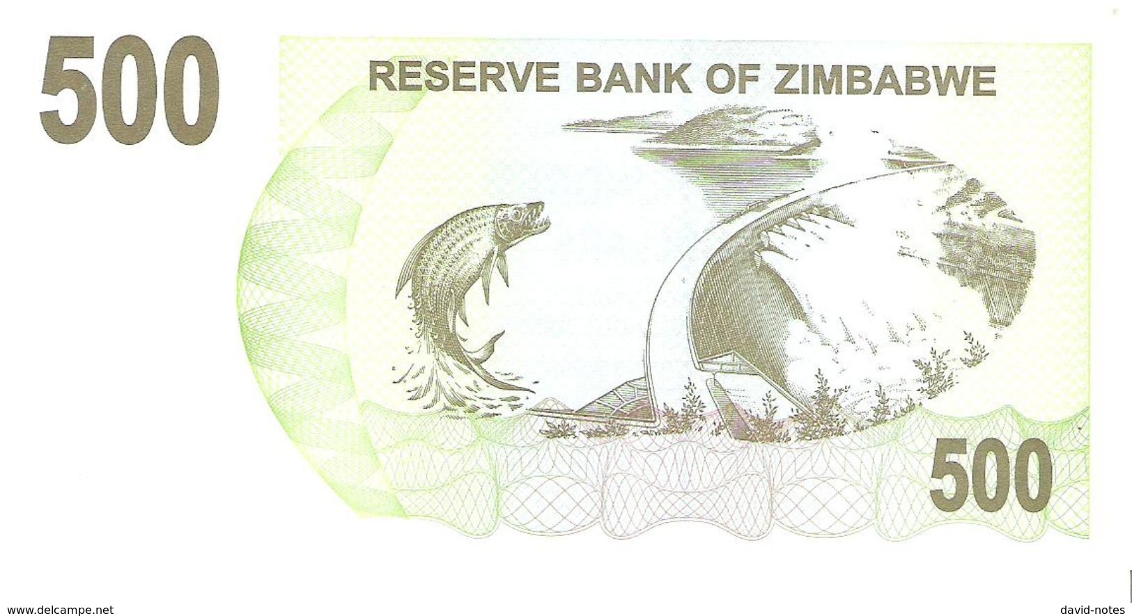 Zimbabwe - Pick 43 - 500 Dollars 2006 - Unc - Zimbabwe