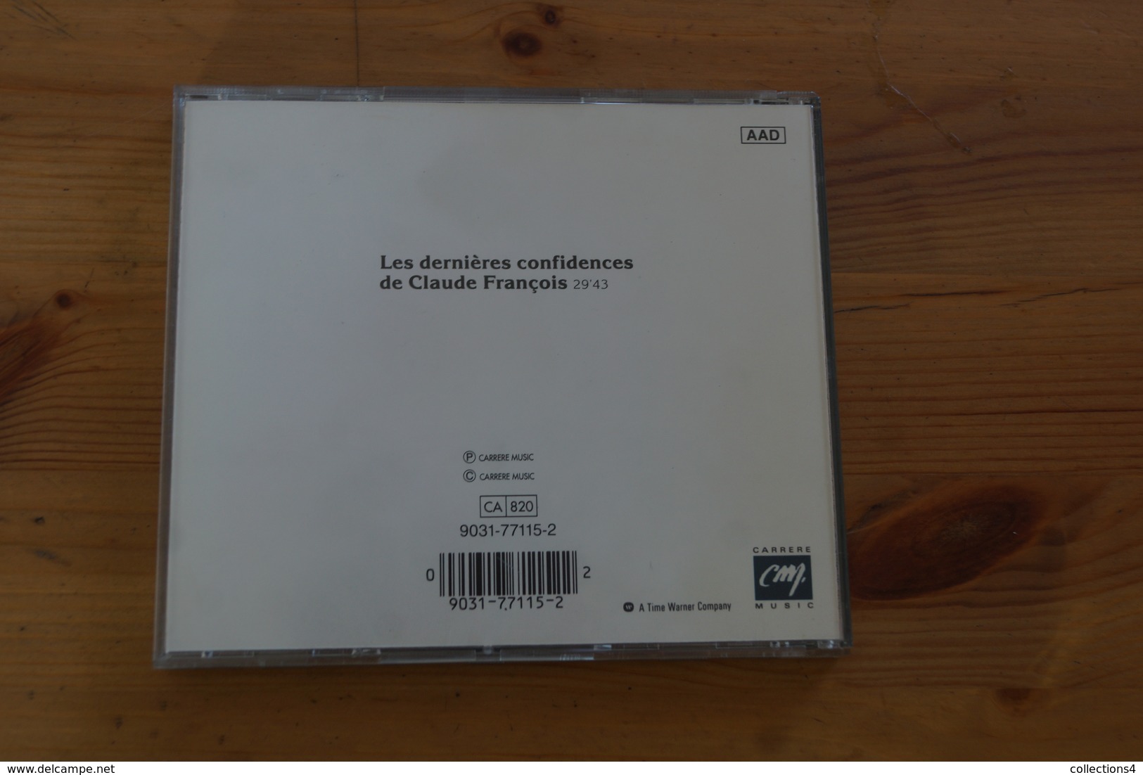 LES DERNIERES CONFIDENCES DE CLAUDE FRANCOIS RARE CD - Autres - Musique Française