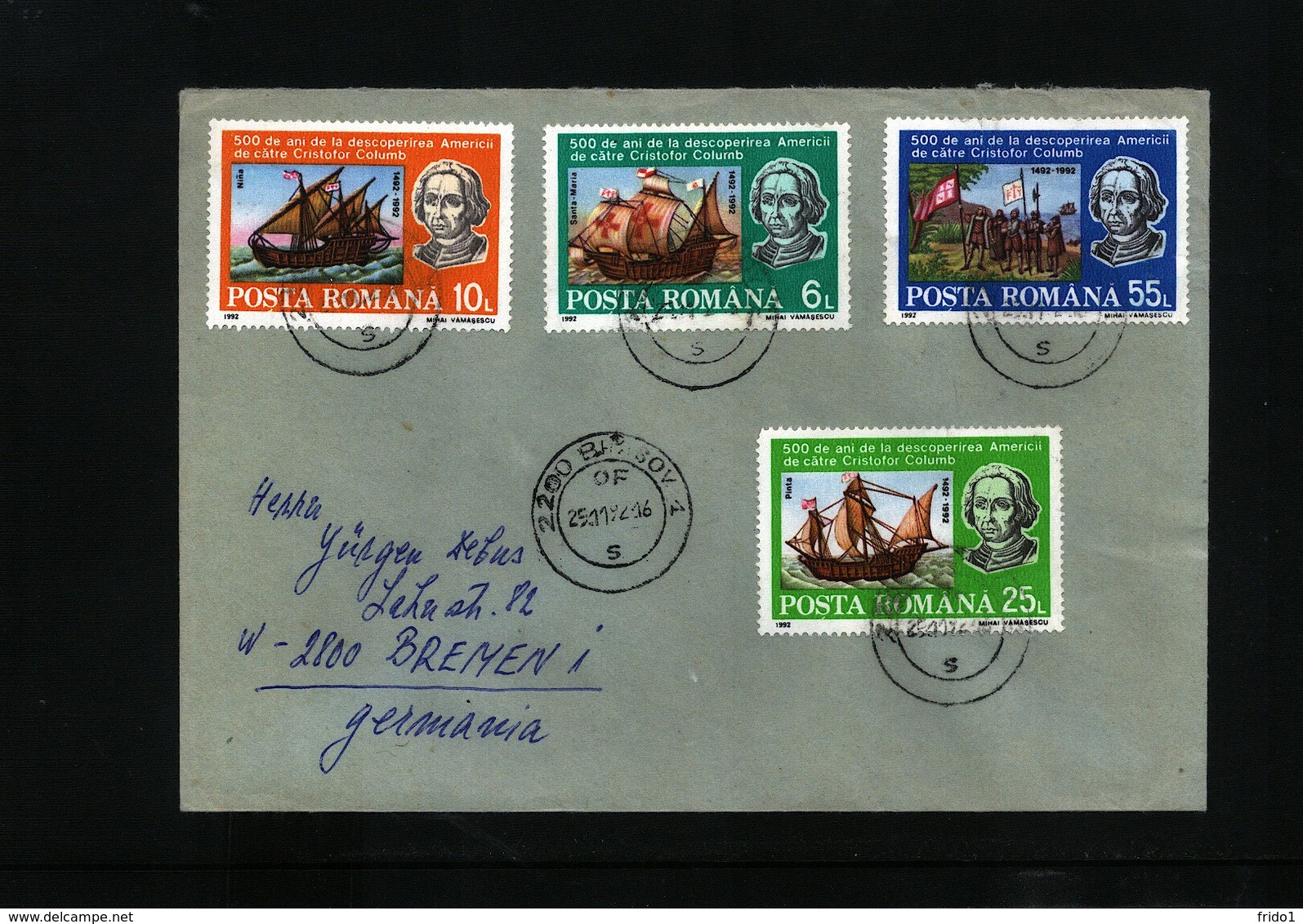 Romania / Rumaenien 1992 Christofor Columb Set Interesting Cover - Christophe Colomb