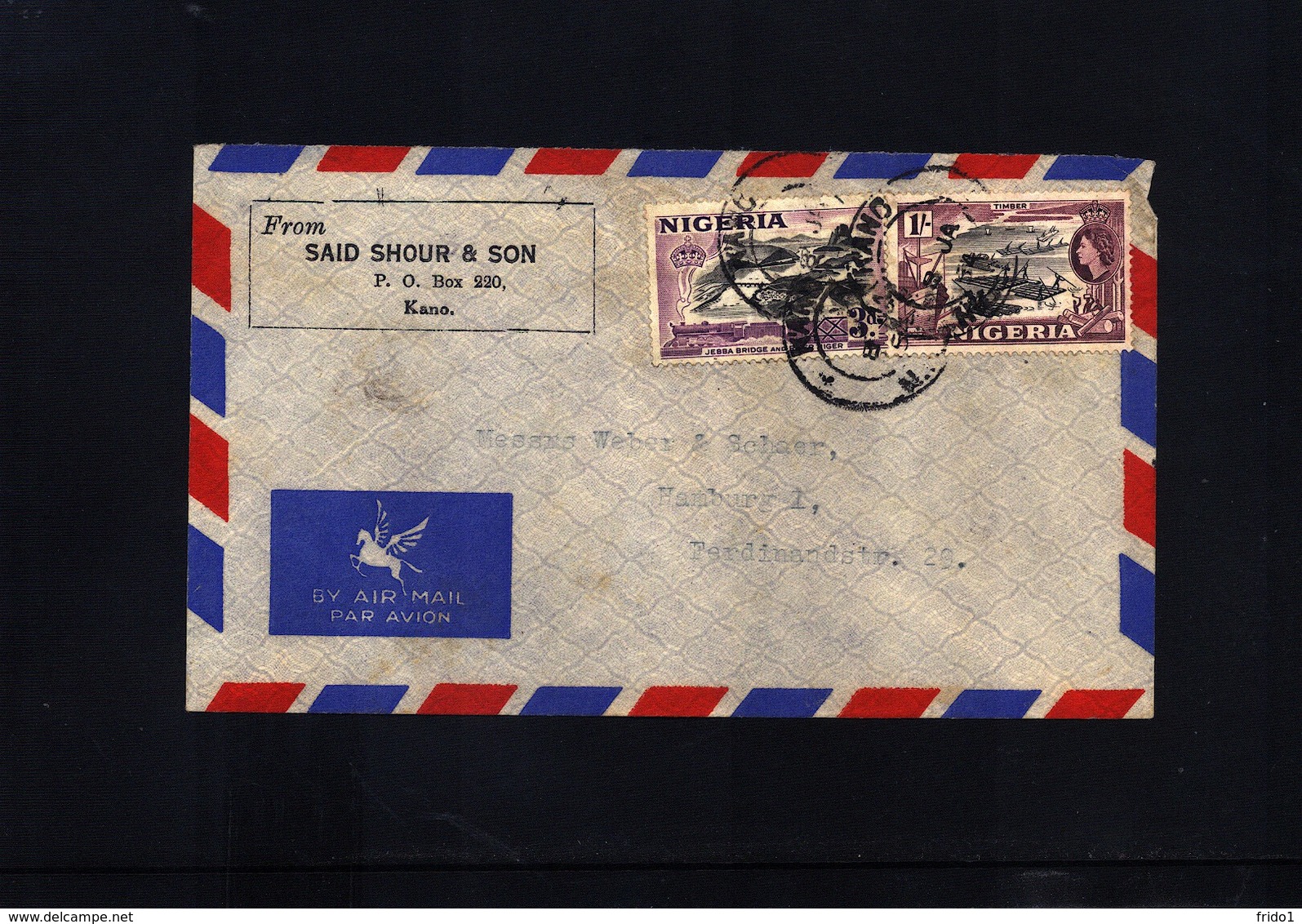 Nigeria Interesting Airmail Letter - Nigeria (1961-...)