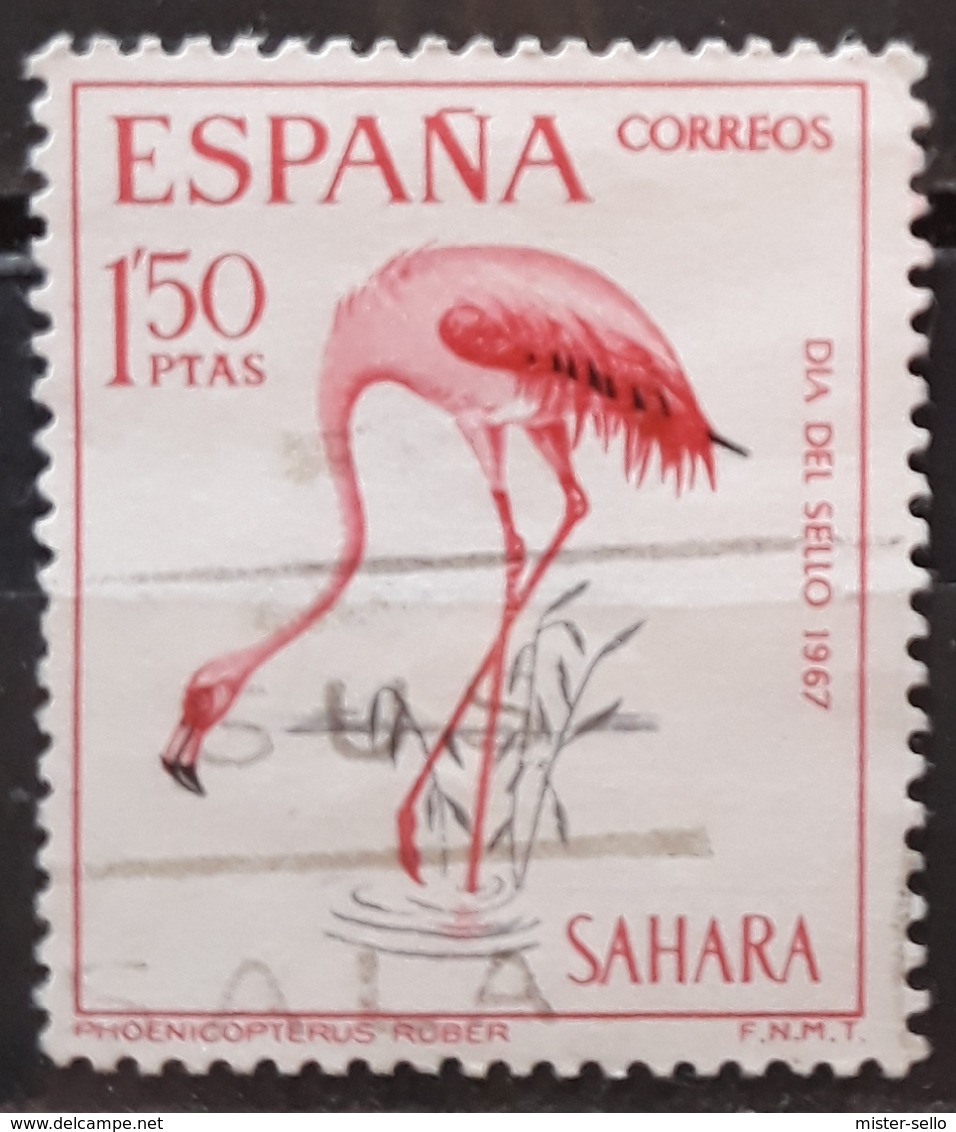 SAHARA ESPAÑOL 1967 Stamp Day - Birds. USADO - USED. - Sahara Spagnolo