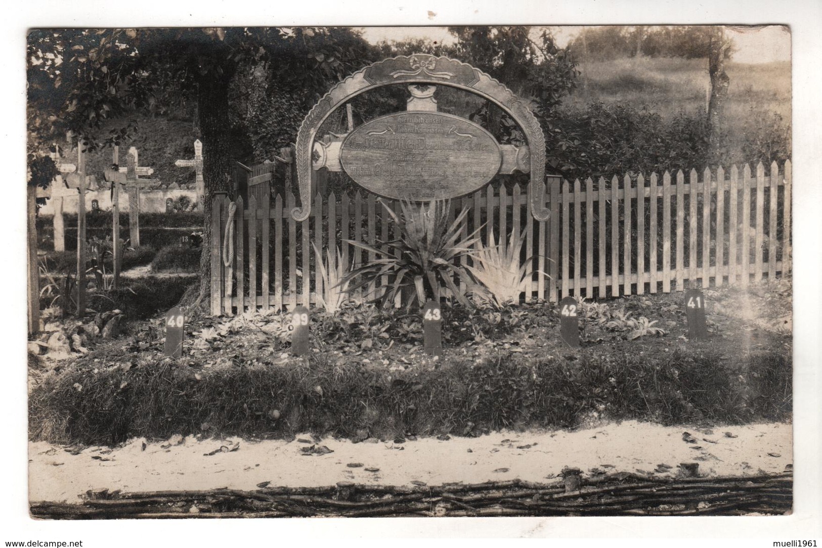Nr. 8383,  FOTO-AK, WK I, Nogent-I`Abbesse, Friedhof - Guerre 1914-18