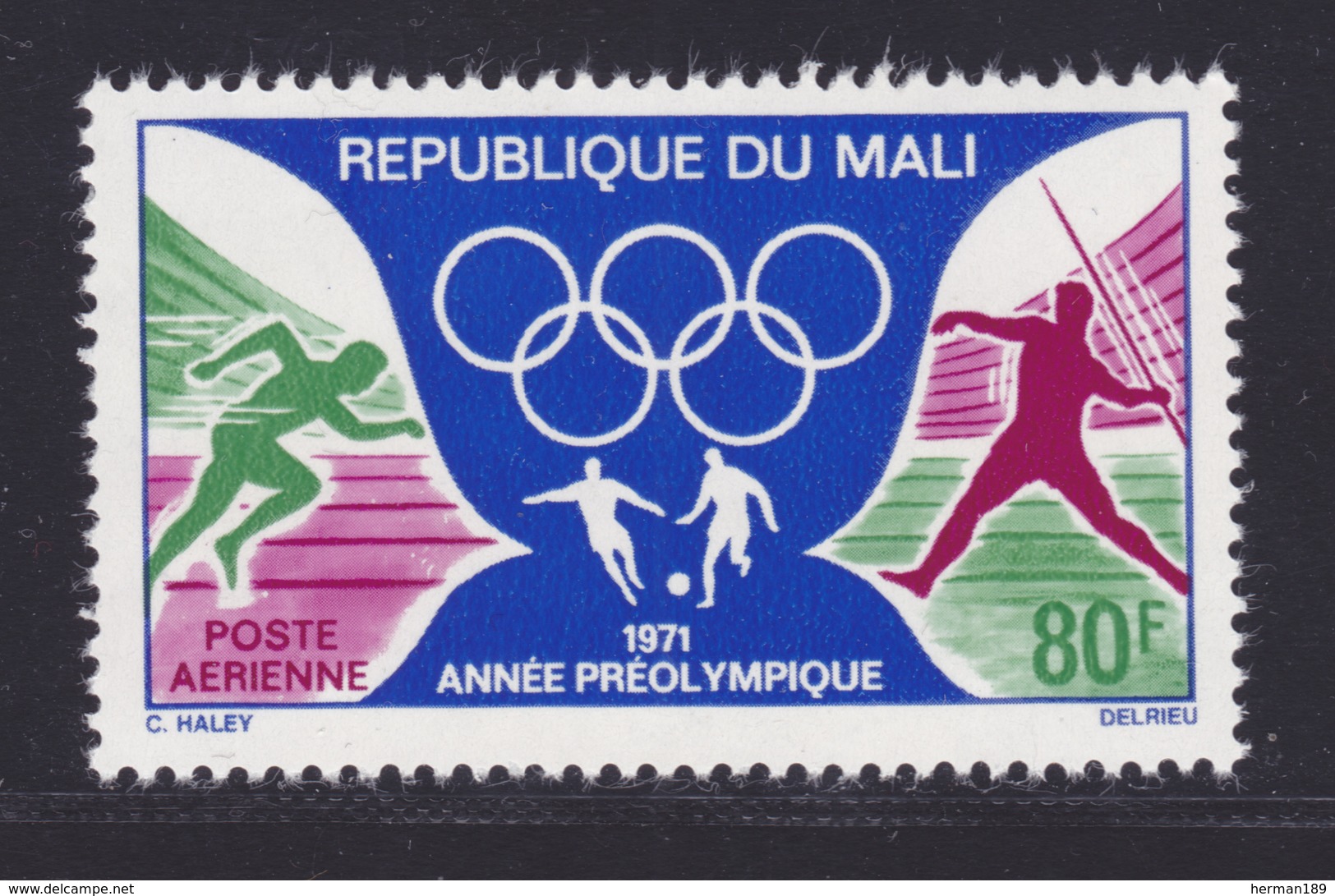 MALI AERIENS N°  122 ** MNH Neuf Sans Charnière, TB (D6980) Année Préolympique, Sports - Mali (1959-...)