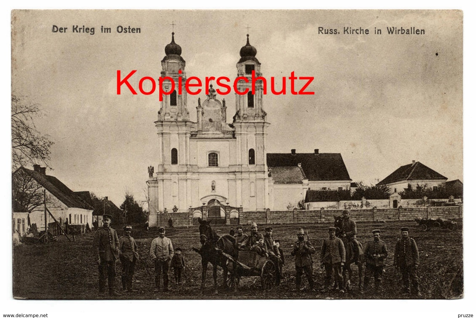 Wirballen - Virbalis Ca. 1915, Russ. Kirche - Lituanie