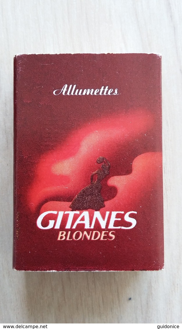 Zündholzschachtel Mit GITANES Blondes -Werbung (Frankreich) - Matchboxes