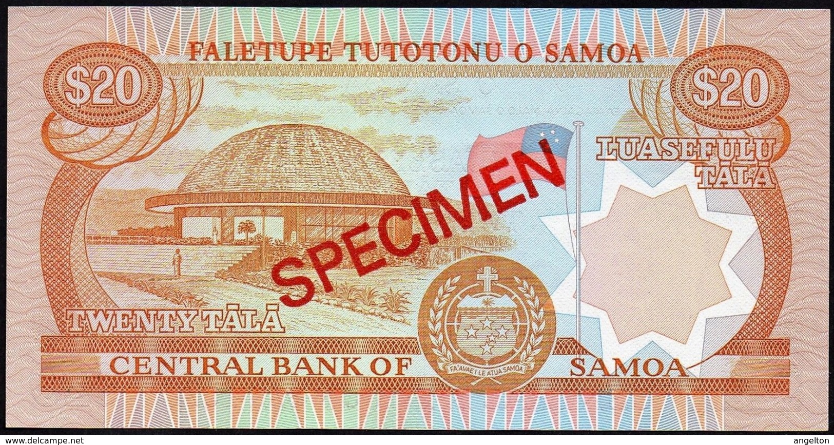 Western Samoa - 20 Tala 1984, *UNC* Specimen - Samoa