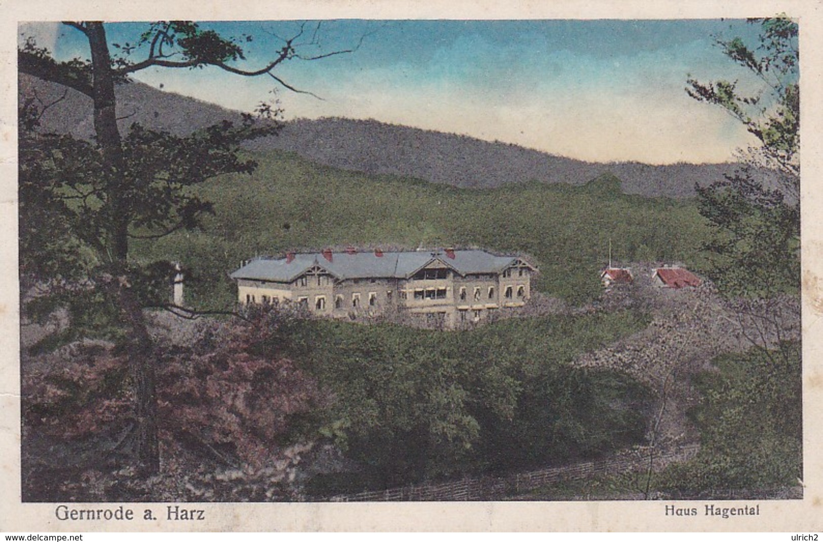 AK Gernrode A. Harz - Haus Hagental - Feldpost 1915 (34406) - Quedlinburg