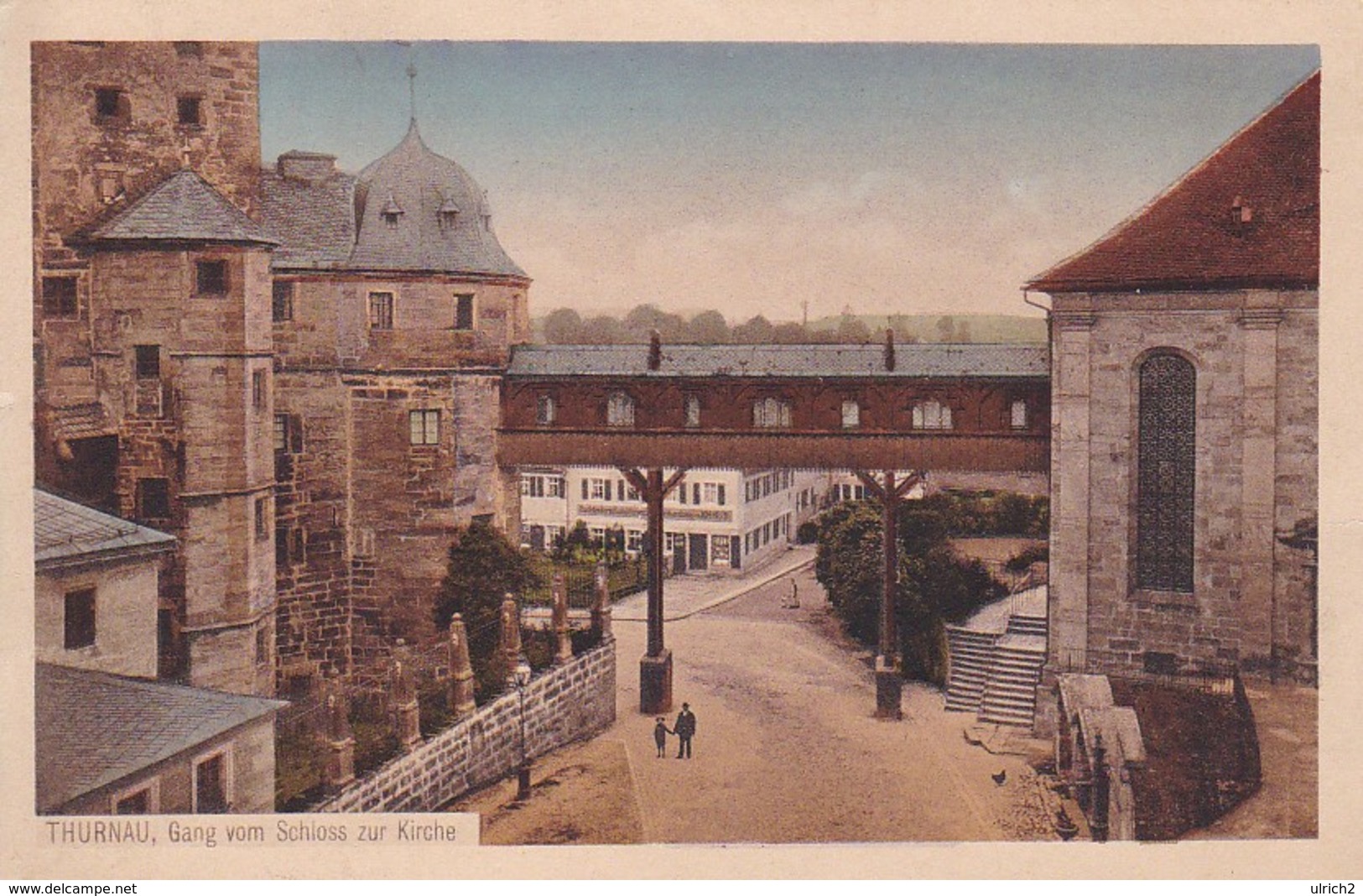 AK Thurnau - Gang Vom Schloss Zur Kirche - Feldpost 1915 (34408) - Kulmbach