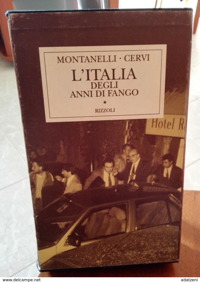 L’ITALIA DEGLI ANNI DI FANGO  INDRO MONTANELLI  E MARIO CERVI ALL’INTERNO DEDICA CON FIRMA DI INDRO MONTANELLI (VEDI FOT - Geschichte