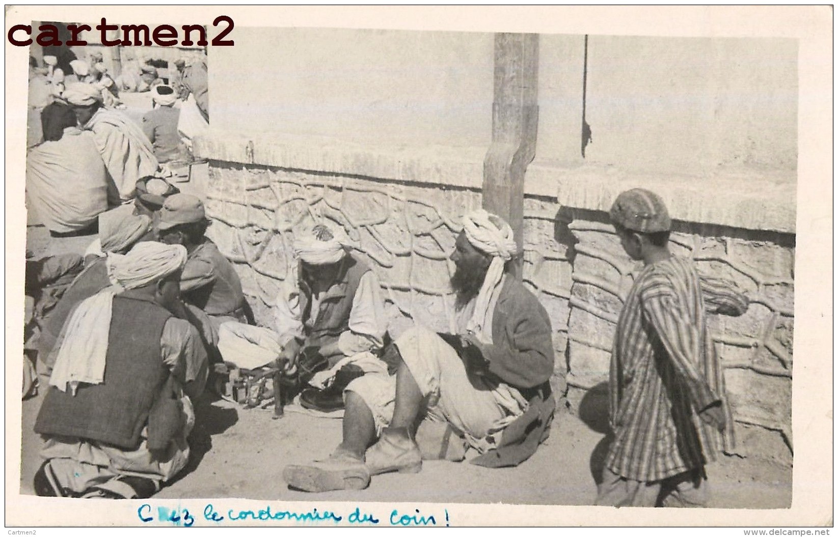 CARTE PHOTO : KABOUL AFGHANISTAN CORDONNIER - Afghanistan