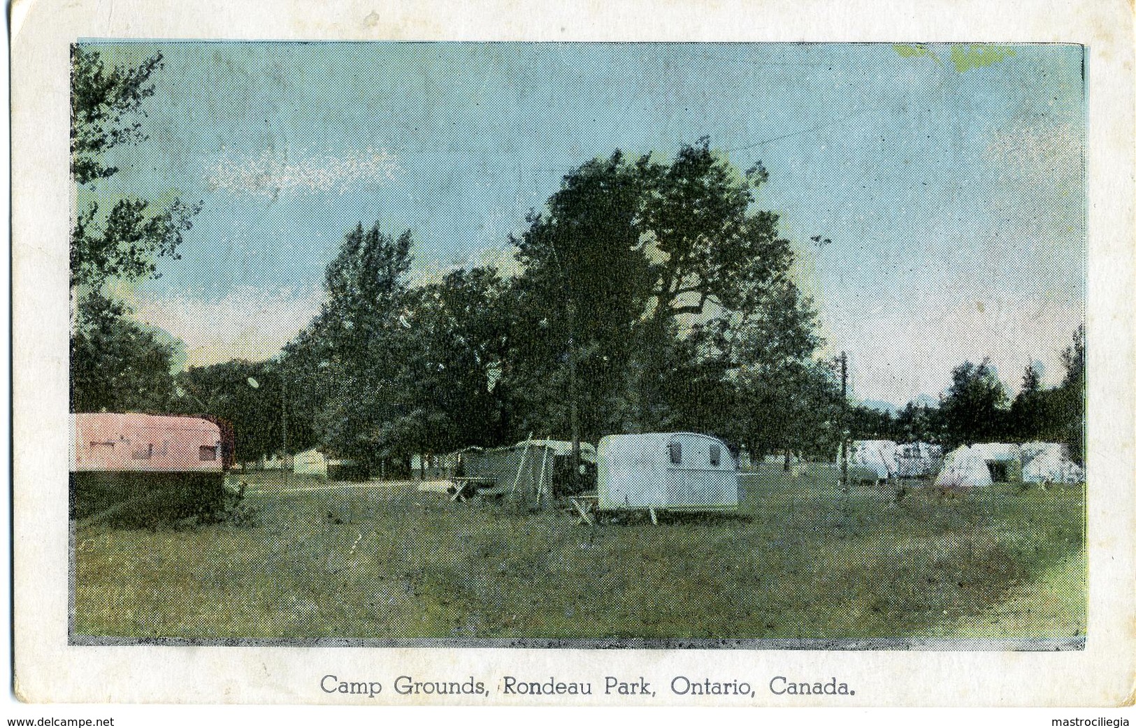 CANADA  lot of 33 old postcard traveled  look at all the scans recto-verso