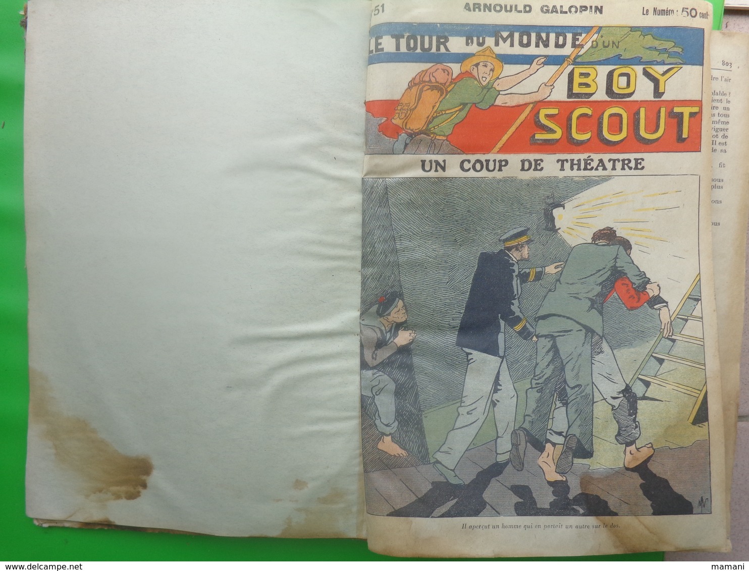 LE TOUR DU MONDE D'UN BOY SCOUT - Arnould GALOPIN - Et MAITRE JEAN Du N° 51 Au N° 77 (album Relié) Scoutisme - Autre Magazines