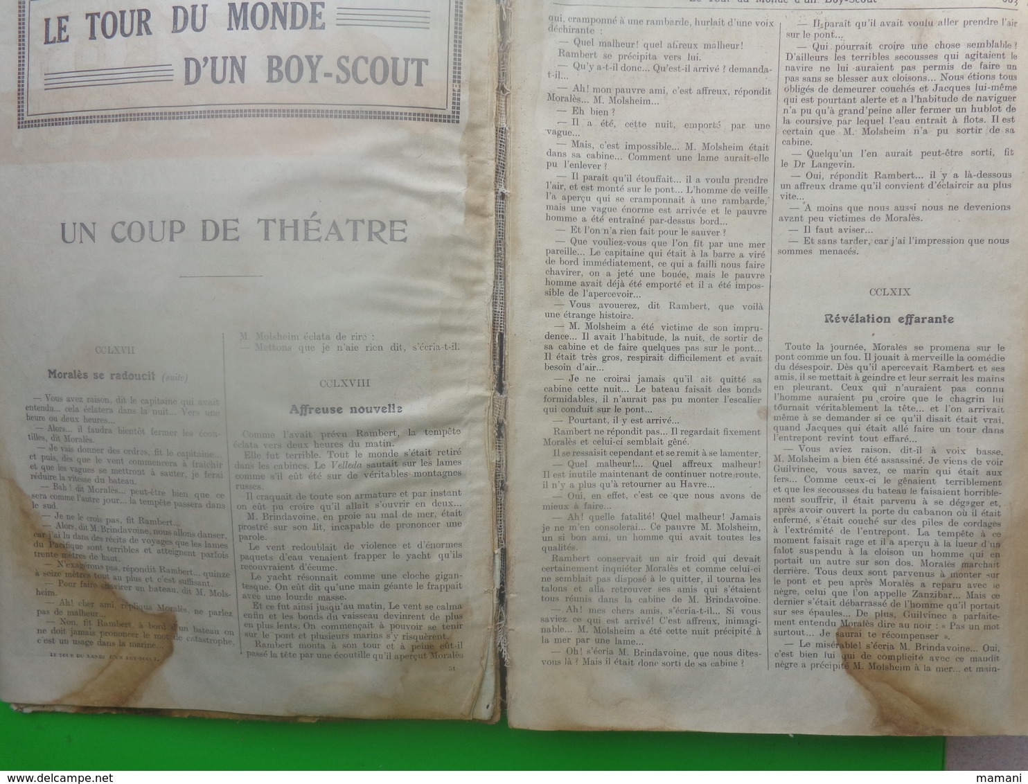 LE TOUR DU MONDE D'UN BOY SCOUT - Arnould GALOPIN - Et MAITRE JEAN Du N° 51 Au N° 77 (album Relié) Scoutisme - Autre Magazines