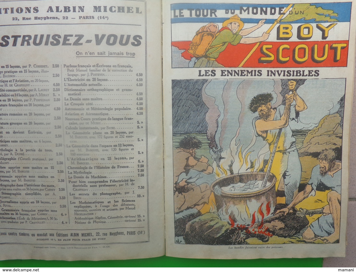 LE TOUR DU MONDE D'UN BOY SCOUT - Arnould GALOPIN - Et MAITRE JEAN Du N° 51 Au N° 77 (album Relié) Scoutisme - Autre Magazines