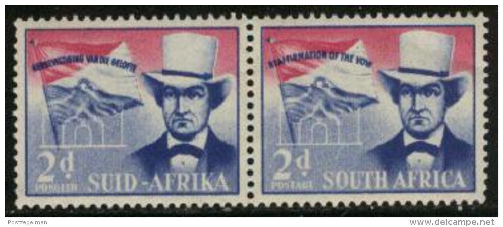 SOUTH AFRICA UNION, 1955, Mint Hinged Stamps, Pietermaritzburg, 255-256,  Loose Stamps, #24 - Unused Stamps
