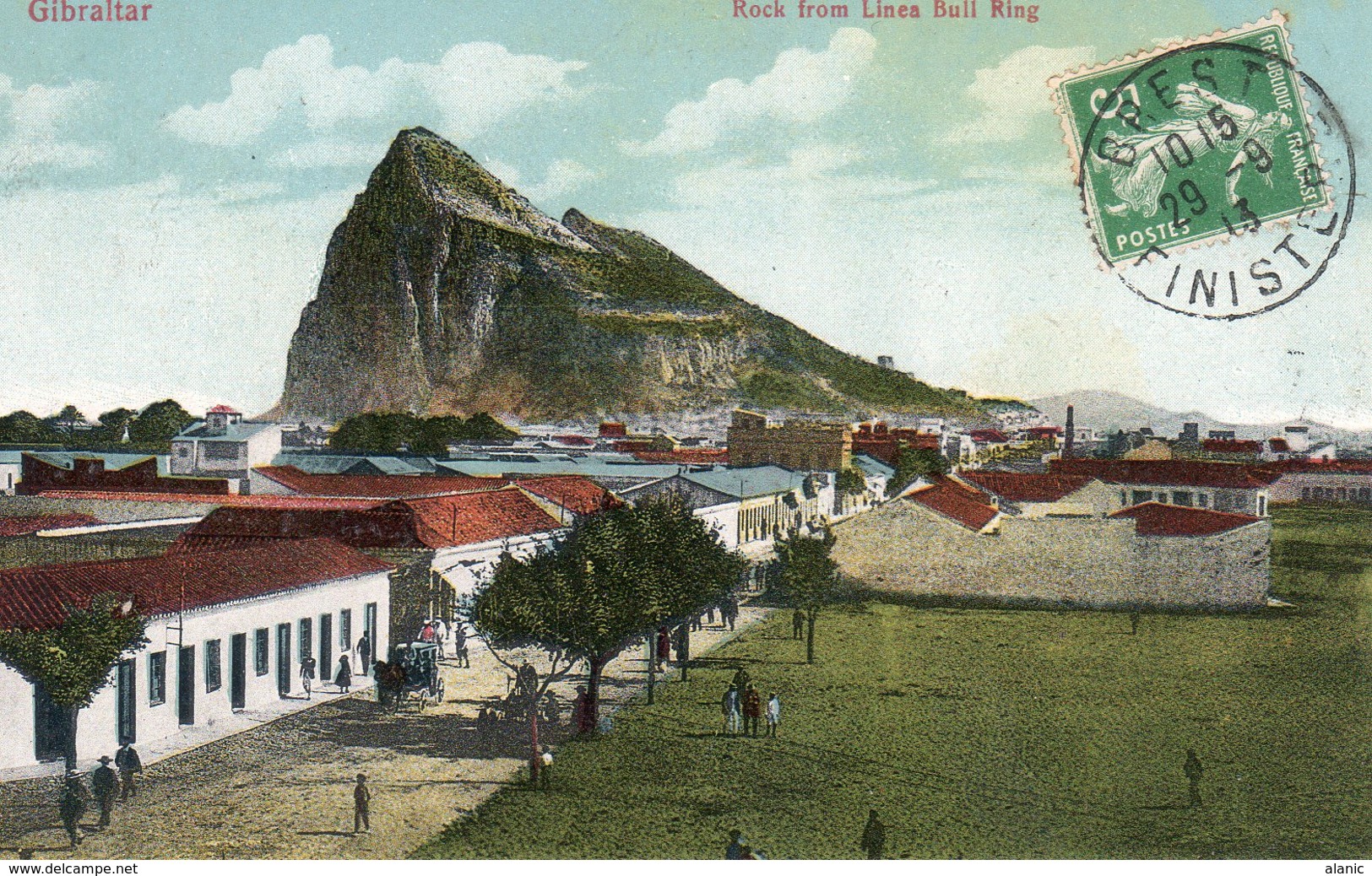 Gibraltar--ROCH FROM LINEA BULL RING - Gibraltar