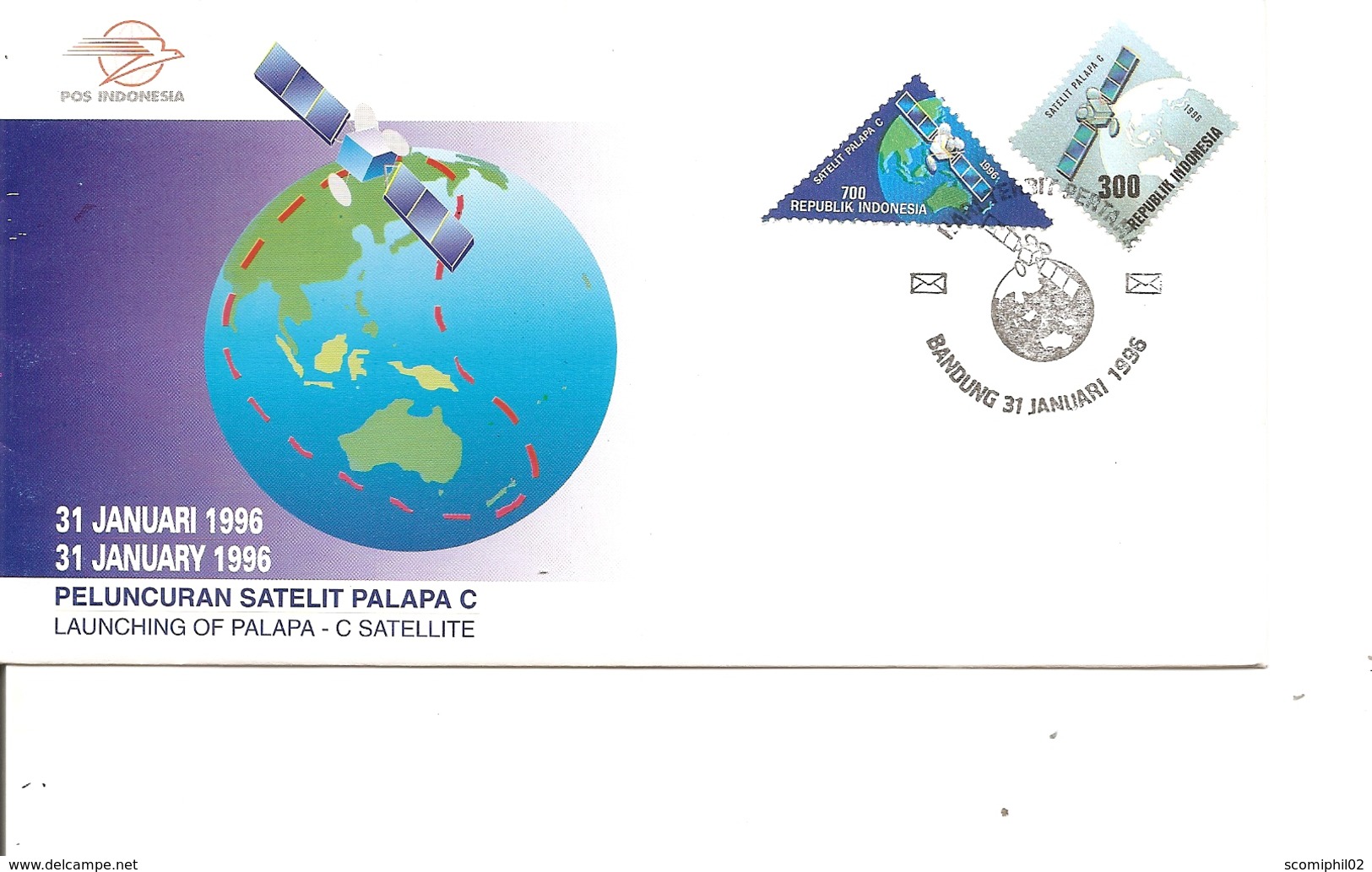 Espace ( FDC D'Indonésie De 1996 à Voir) - Asia