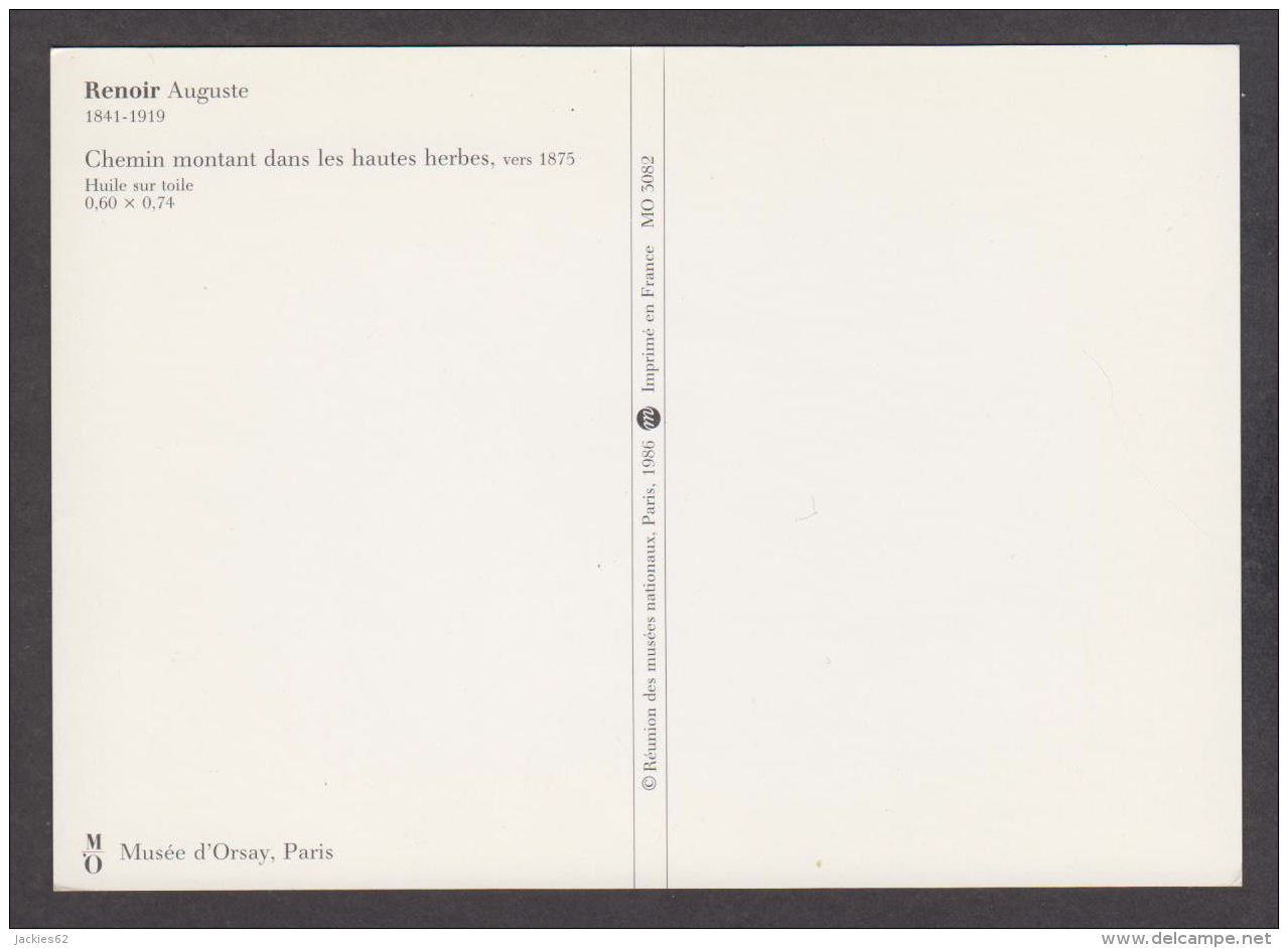 PR186/ RENOIR, *Chemin Montant Dans Les Hautes Herbes*, Paris, Musée D'Orsay - Schilderijen