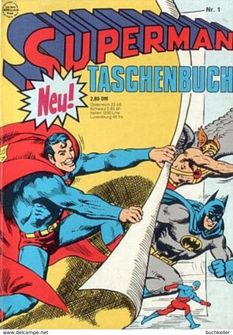 Superman Taschenbuch Nr. 1 Ehapa Verlag 3. Auflage (1987) DC-Comic - Sonstige & Ohne Zuordnung