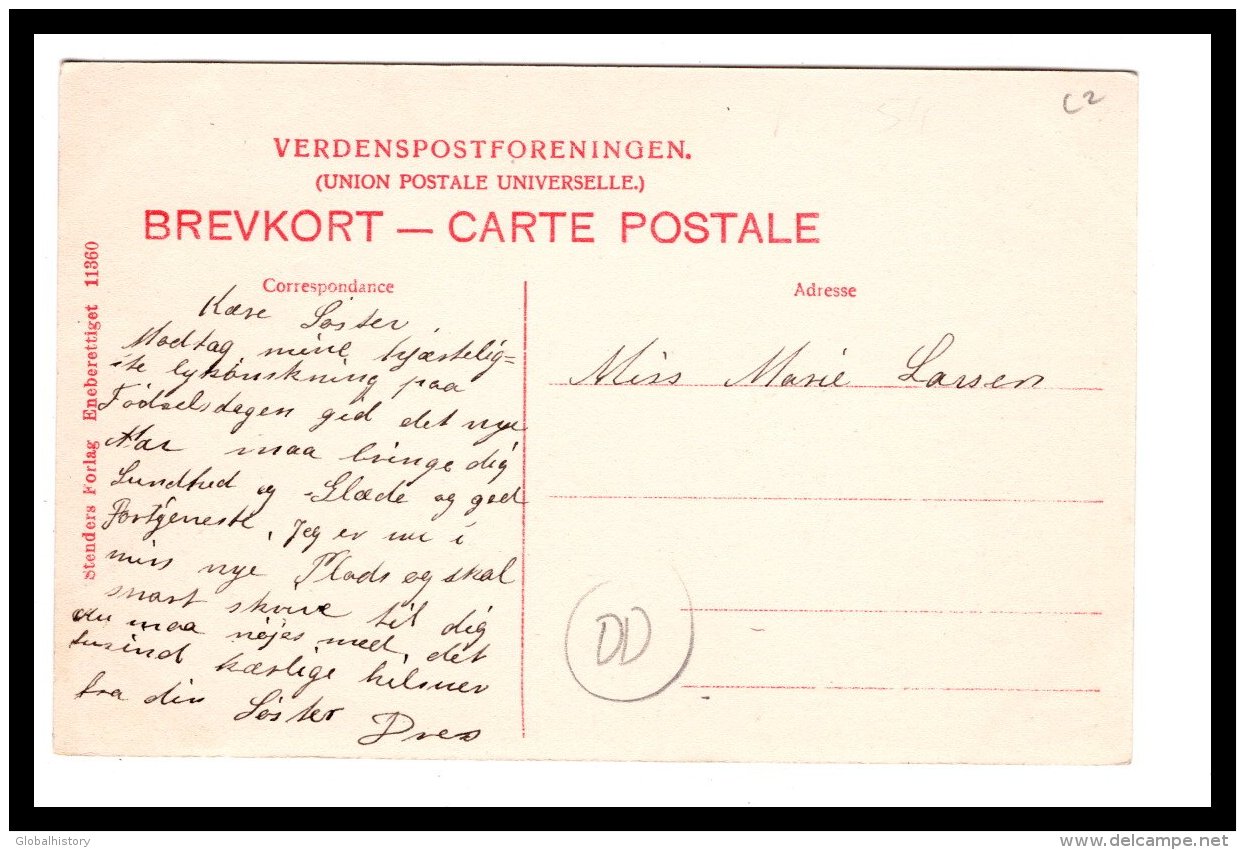 DD2908  DENMARK  DRAGOR PARTI FRA TORVET   POSTCARD - Denemarken