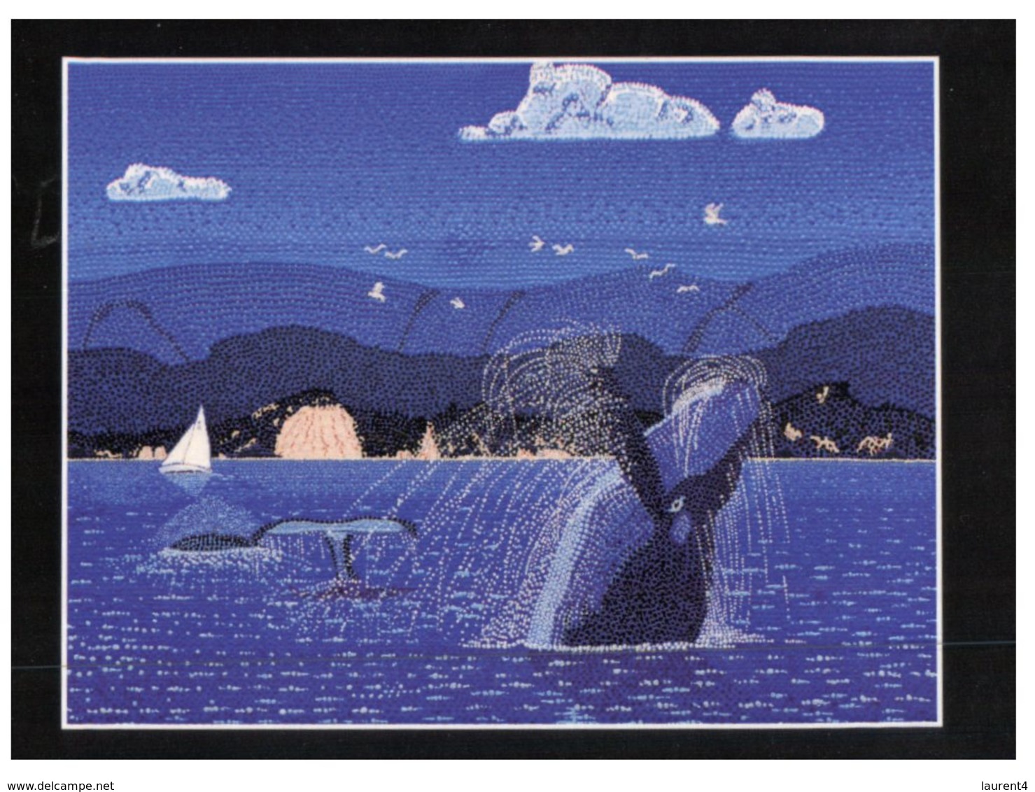 (135) Australia - Spirit Of The Sea - Whale - Art - Aborigènes