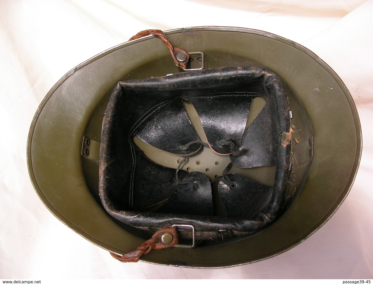 WW2 CASQUE FRANCAIS ADRIAN OFFICIER DE L'ARTILLERIE - 1939-45