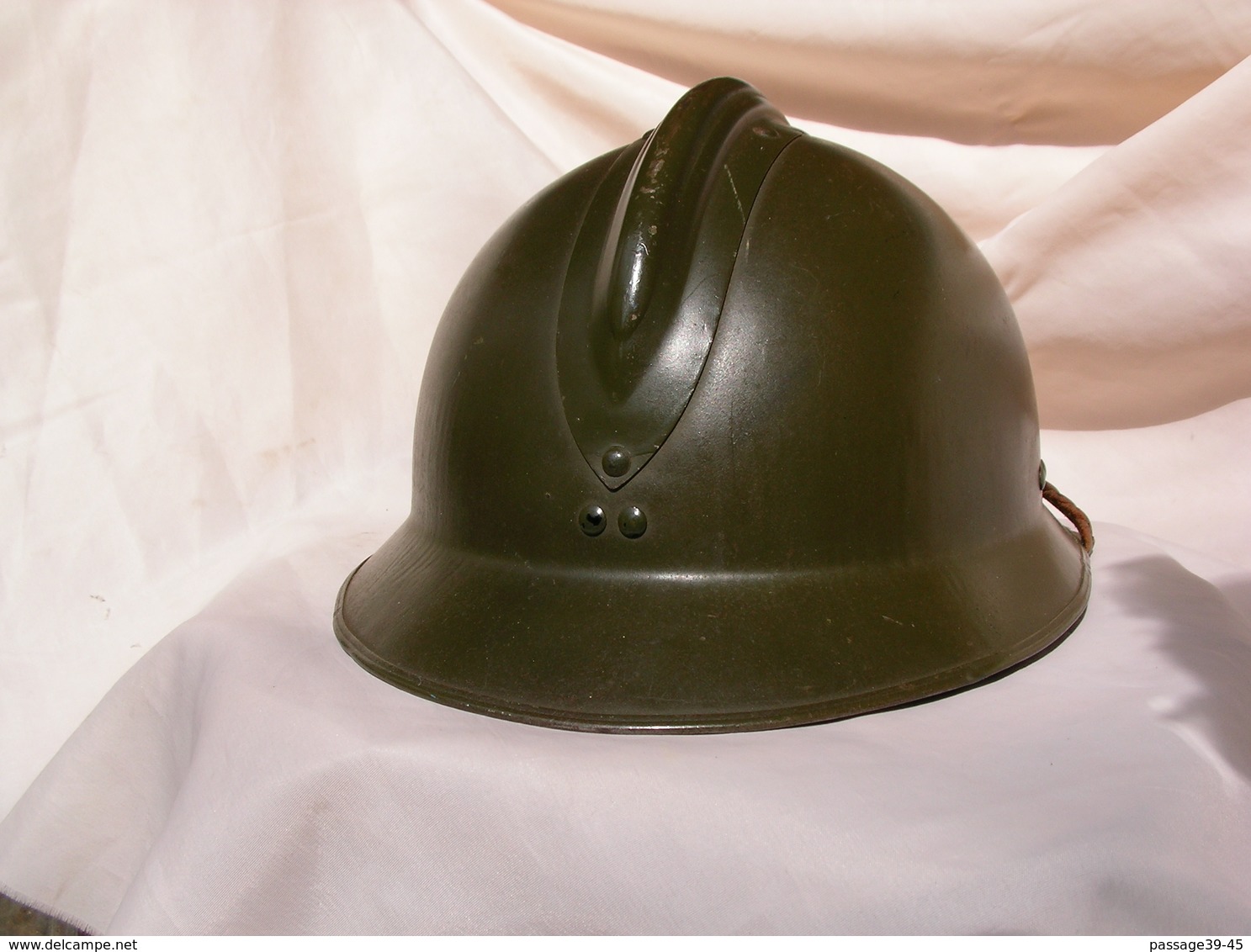 WW2 CASQUE FRANCAIS ADRIAN OFFICIER DE L'ARTILLERIE