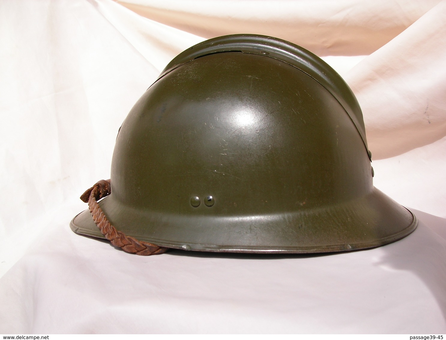 WW2 CASQUE FRANCAIS ADRIAN OFFICIER DE L'ARTILLERIE