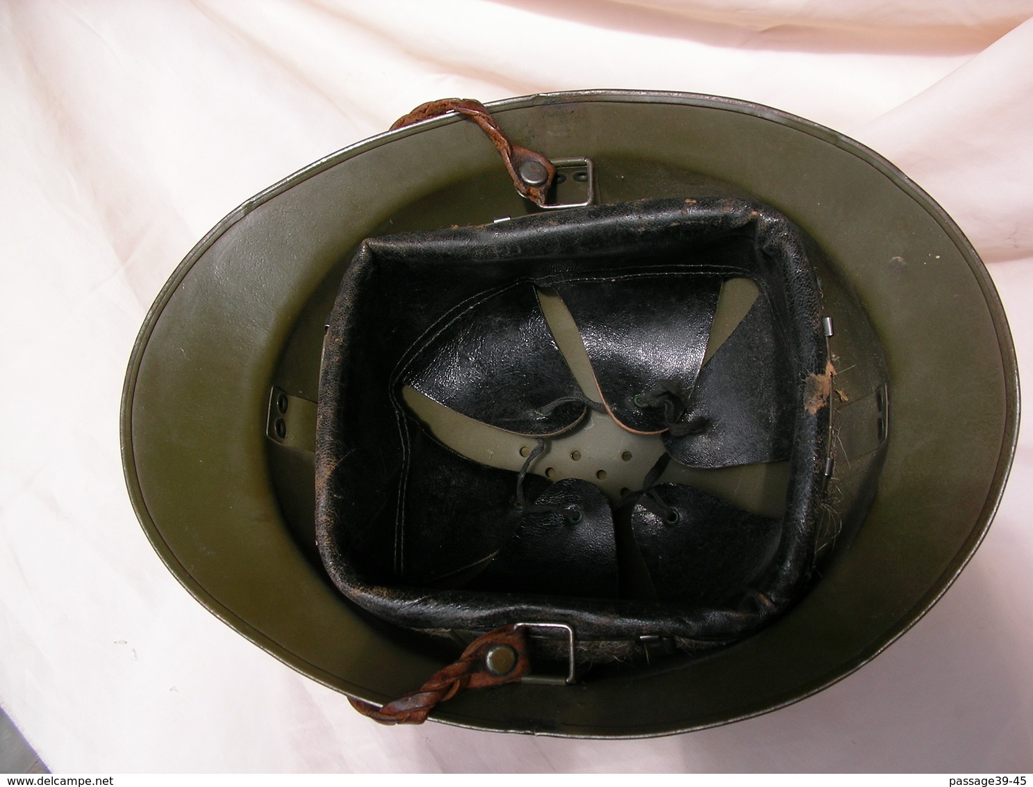 WW2 CASQUE FRANCAIS ADRIAN OFFICIER DE L'ARTILLERIE