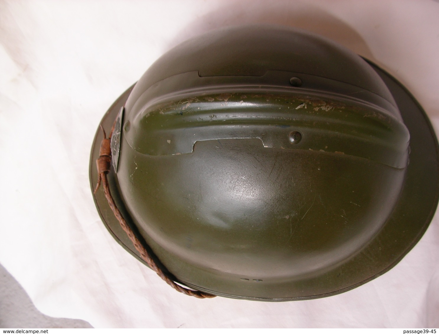 WW2 CASQUE FRANCAIS ADRIAN OFFICIER DE L'ARTILLERIE