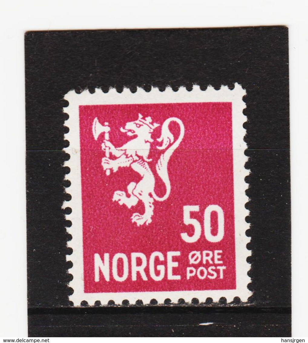 AUA1006  NORWEGEN 1937  MICHL 189 ** Postfrisch  ZÄHNUNG Siehe ABBILDUNG - Ungebraucht