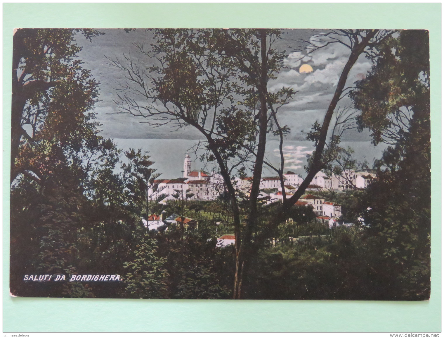 Italy Around 1920 Unused Postcard - Bordighera - Other & Unclassified