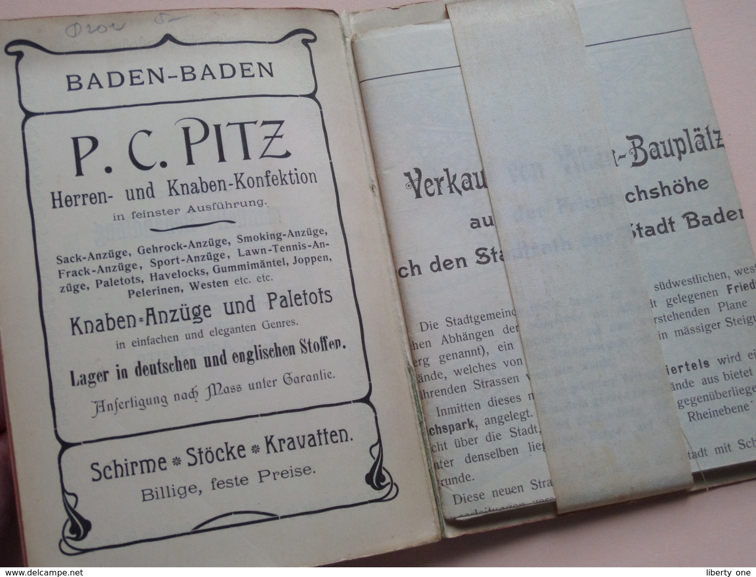 Wild's Führer Durch BADEN-BADEN Un Umgegend / Kleine Ausgabe ( Zie Foto's ) 1904 ! - Dépliants Touristiques