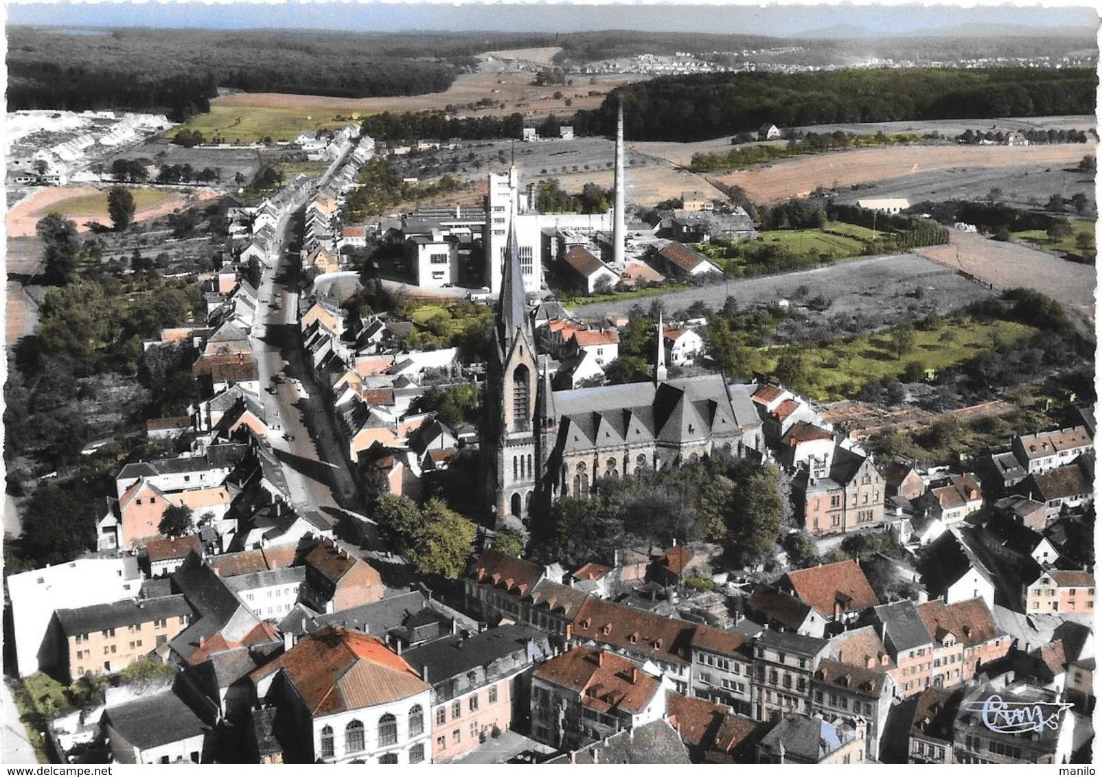 Saar - ST WANDEL - Gesamtluftaufnahme -Im Hinter Grund Missionshaus Der Steyler Missionare - COMBIER Macon Photo - Kreis Sankt Wendel