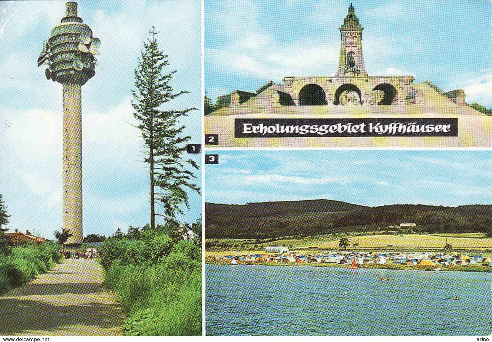 Thuringia > Kyffhaeuser,  Kulpenberg Fernsehturm,   Gebraucht 1988 - Kyffhäuser