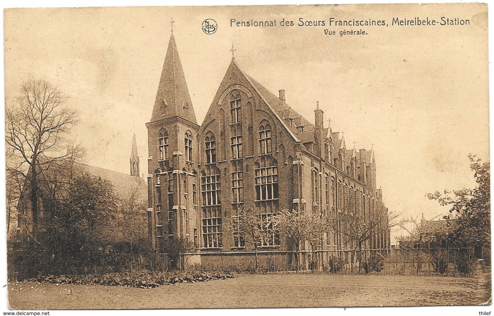 Meirelbeke-Station NA2: Pensionnat Des Soeurs Franciscaines. Vue Générale - Merelbeke