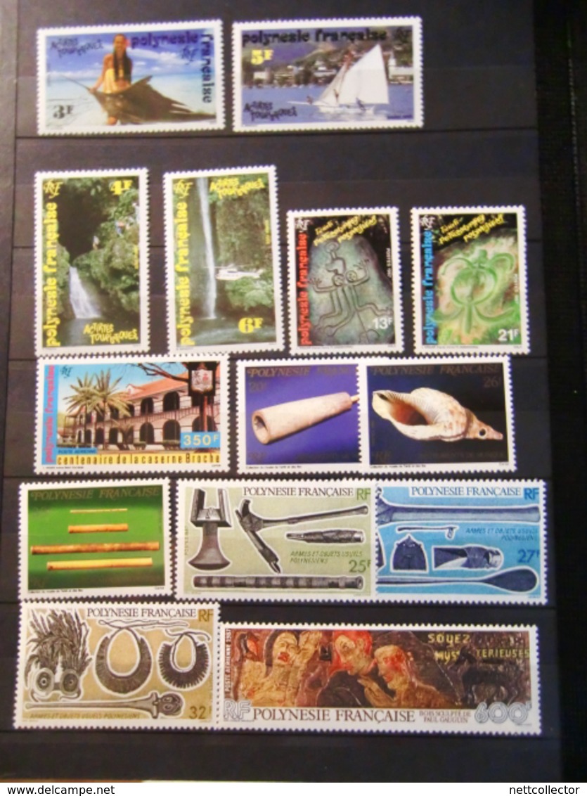 COLLECTION DE POLYNESIE TIMBRES ET BLOCS NEUFS** LUXE - Collections, Lots & Séries