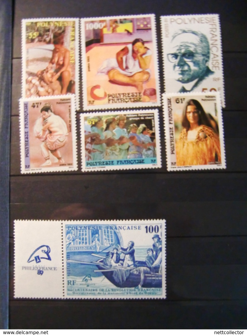 COLLECTION DE POLYNESIE TIMBRES ET BLOCS NEUFS** LUXE