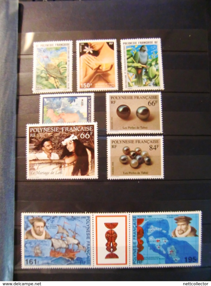 COLLECTION DE POLYNESIE TIMBRES ET BLOCS NEUFS** LUXE