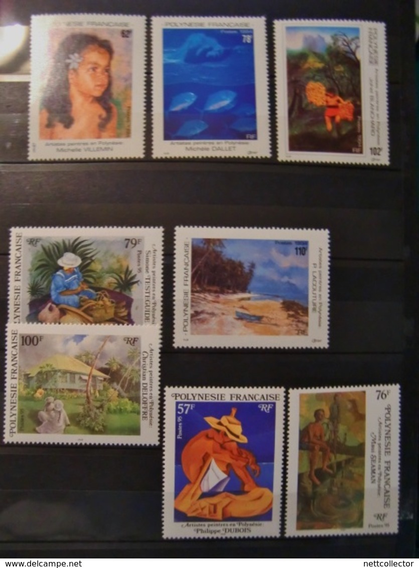 COLLECTION DE POLYNESIE TIMBRES ET BLOCS NEUFS** LUXE