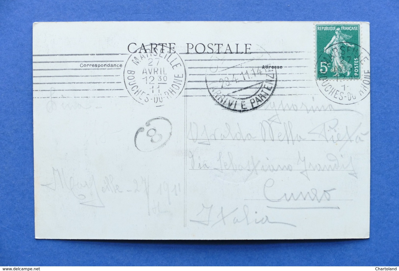 Cartolina Francia - Marsiglia - Marseille - Nacelle Du Transbordeur - 1911 - Non Classificati